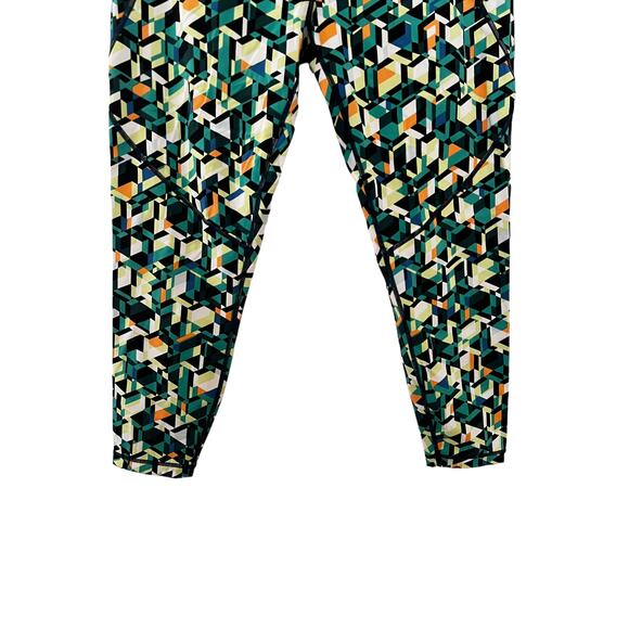 Sweaty Betty Power 7/8 Workout Leggings Pants Floral Pockets Blue 14 - Picture 3 of 10